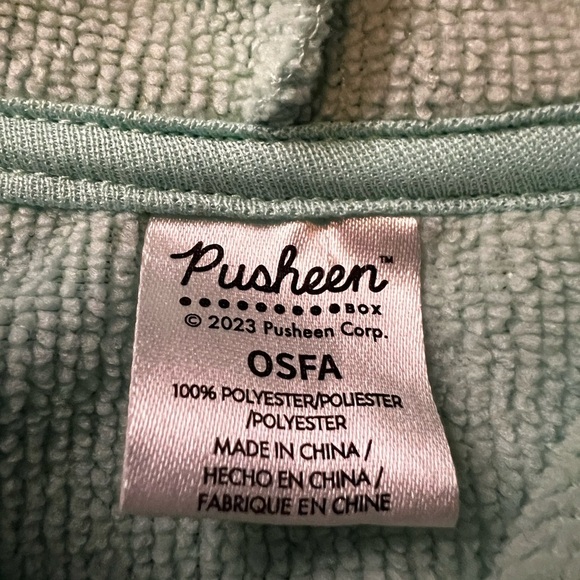 Pusheen Mint Green Hooded Poncho Swim Coverup One Size Fits All - Picture 8 of 10